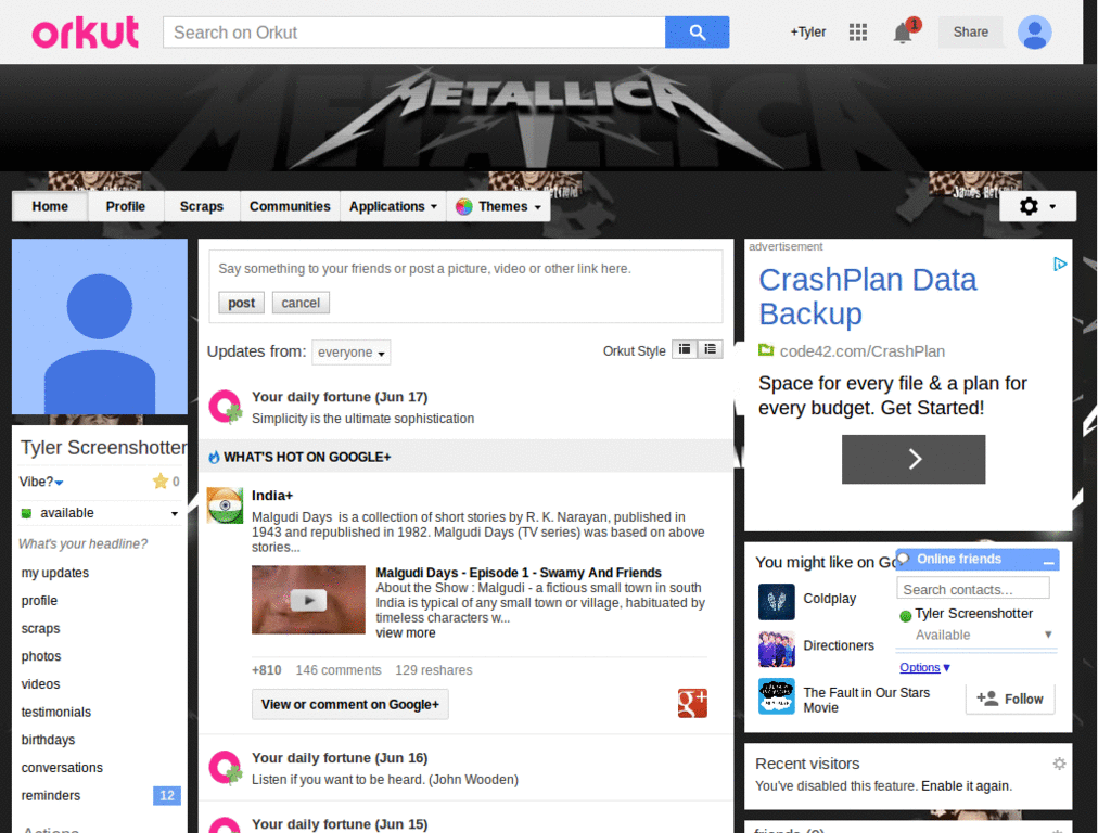 Orkut - Metallica ( by Templah.com )