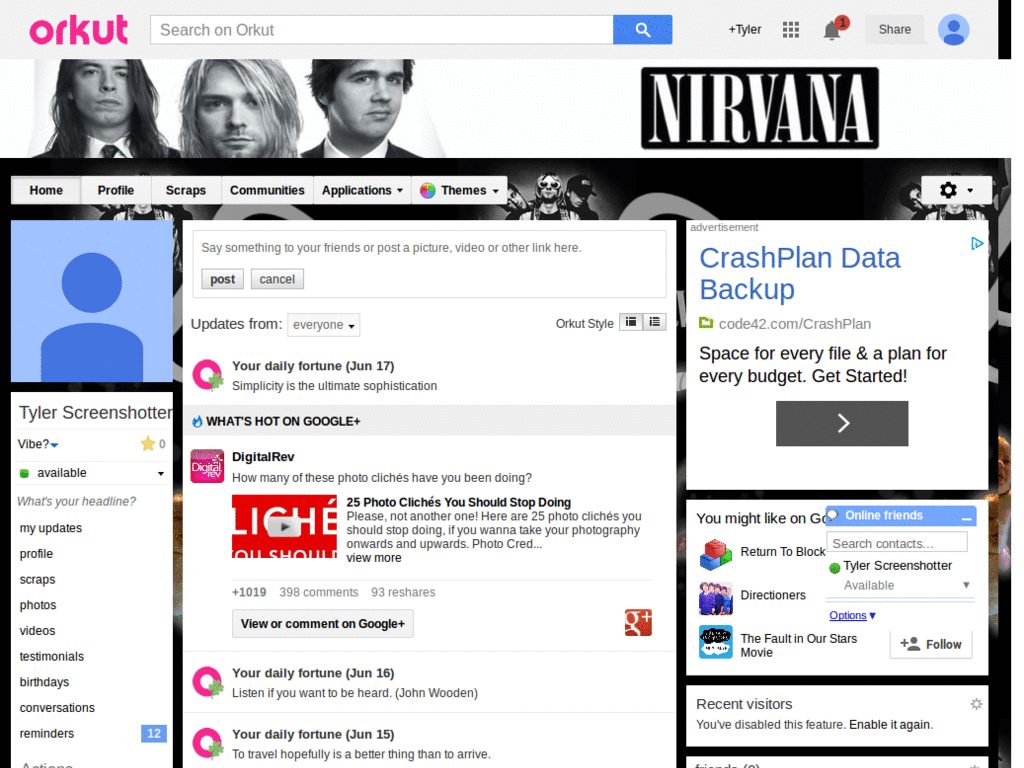 Orkut - Nirvana ( by Templah.com )