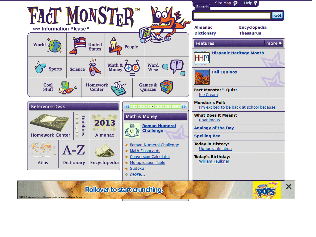 Ad Bomb - Factmonster