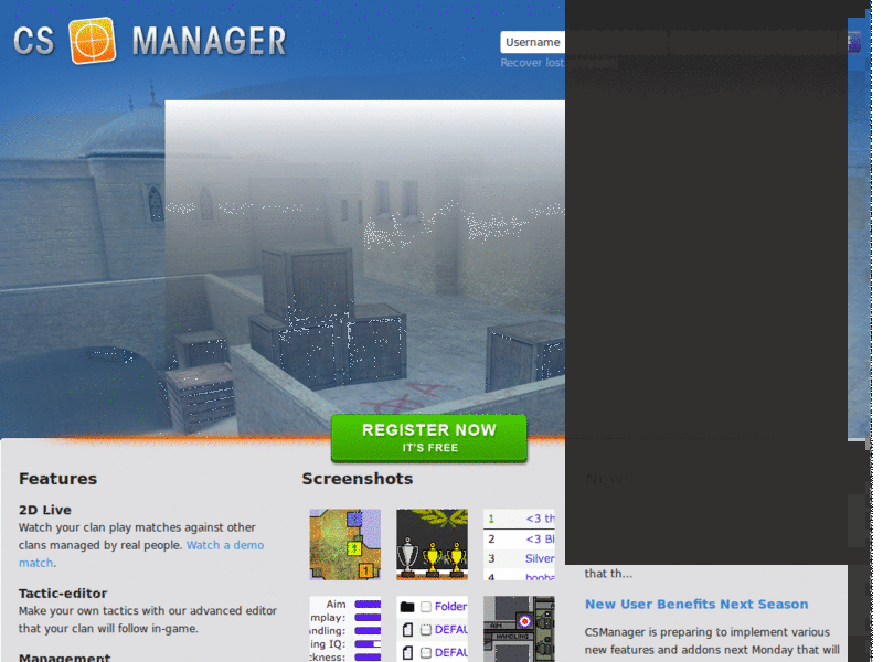 CS Manager - Christmas theme w/ ish's banner #1