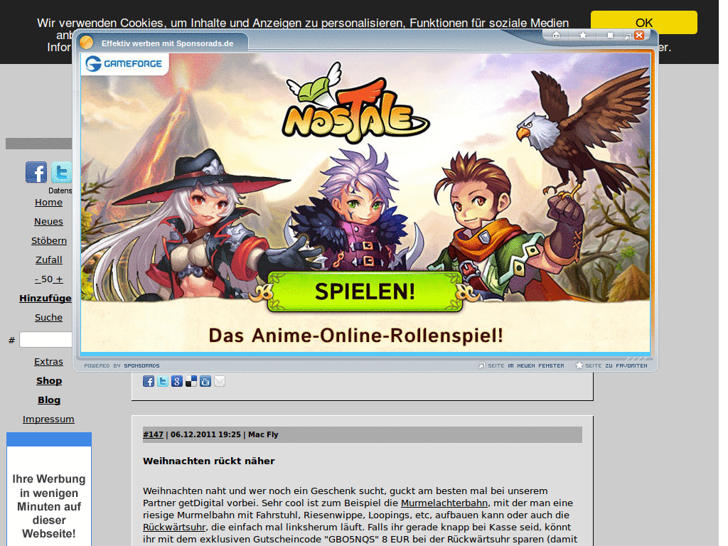 german-bash.org - Fixed menu