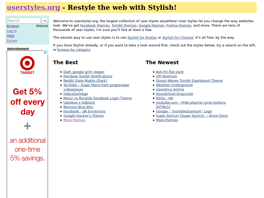 userstyles.org - WordWrap CODE