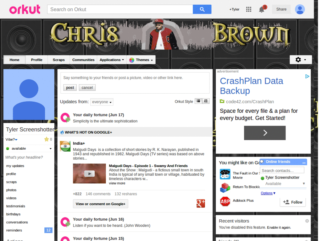 Orkut - Chris Brown 1 ( by Telmplah.com )