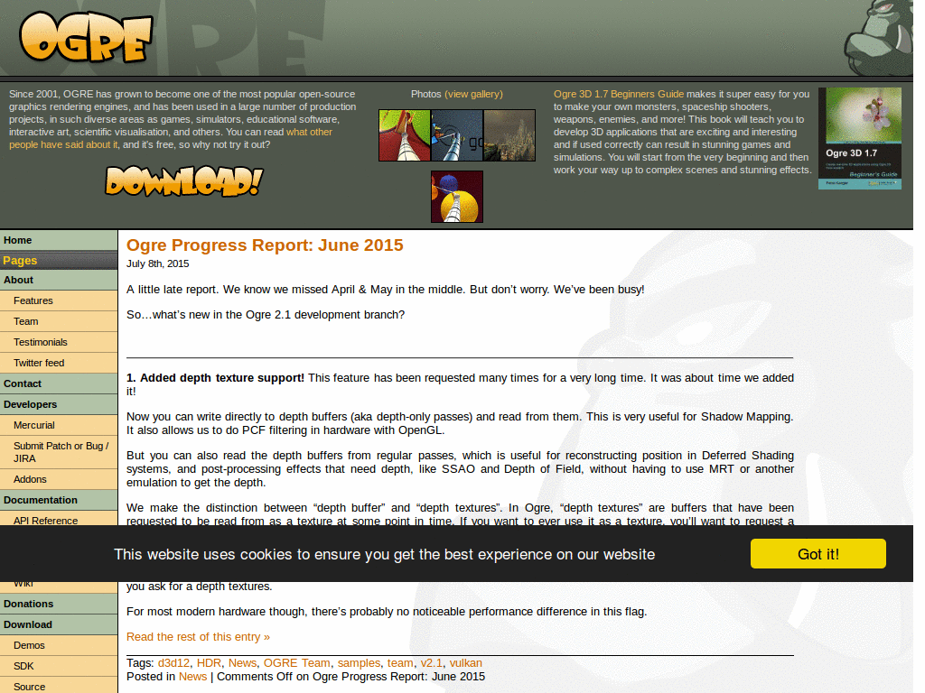 Ogre3D Forums - Traditional Style