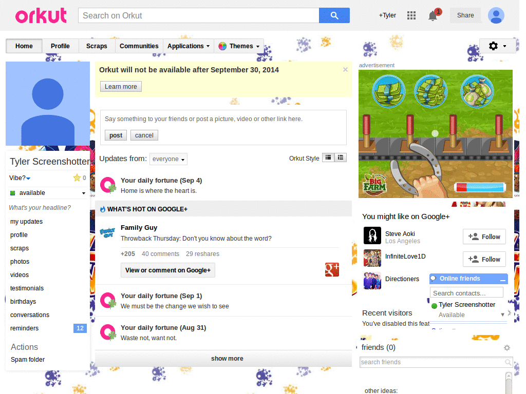 Orkut - Lazy Town ( by Templah.com )