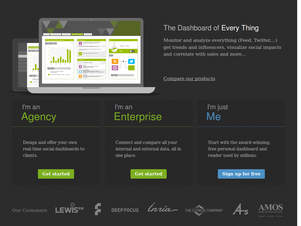 Netvibes - minimalist