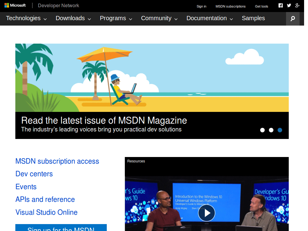 Minimal MSDN Library (Based on "Cleaner MSDN")