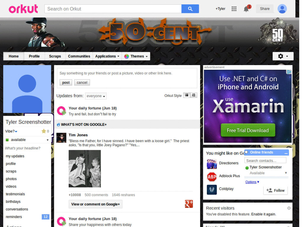 Orkut - 50 cent ( by Templah.com )
