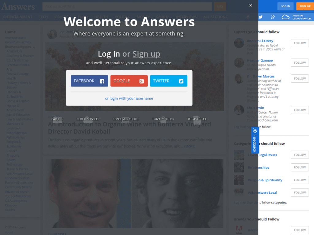 Fixing Answers.com header in Firefox 2