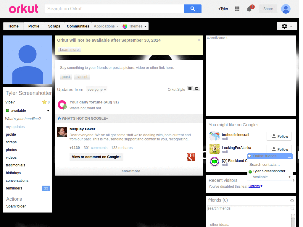 Orkut - Heroes ( by Templah.com )