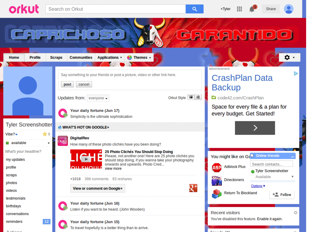 Orkut - Parintins ( by Templah.com )