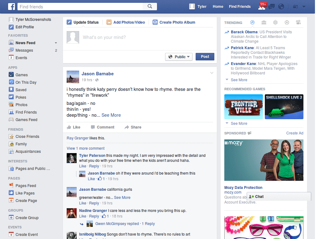 RTL facebook Wall, by MrWill