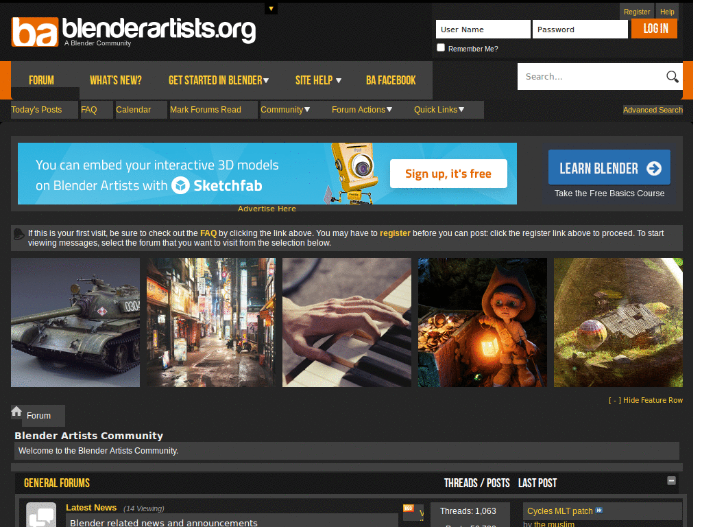BlenderArtists.org: BLACKENED
