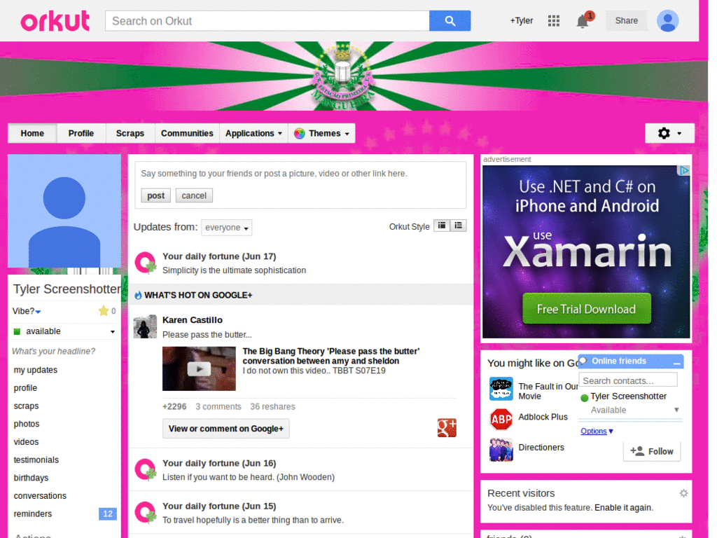 Orkut - Mangueira ( by Templah.com )