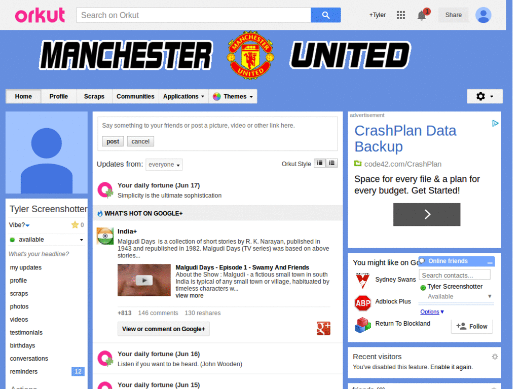 Orkut - Manchester United 2 ( by Templah.com )