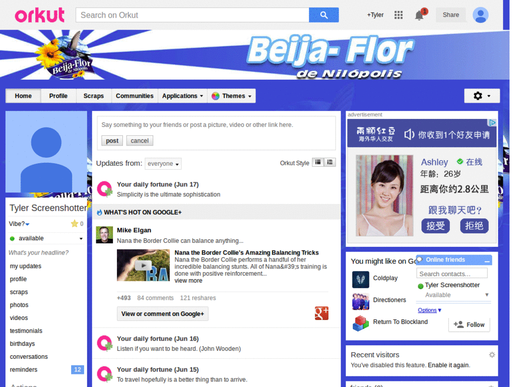 Orkut - Beija Flor ( by Templah )