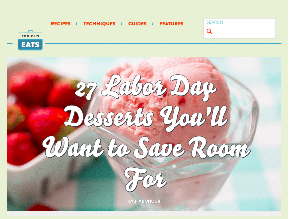 Serious Eats Cleanup 02-23-09