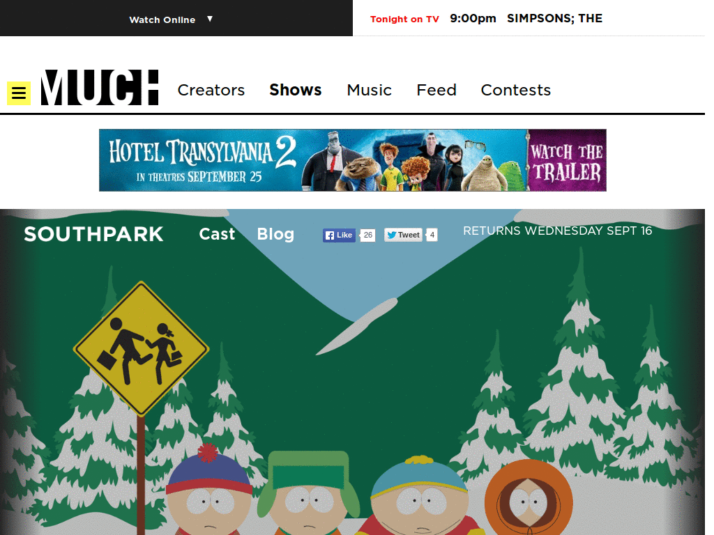 Southpark Episodes - Video Only (July 12th 2011)