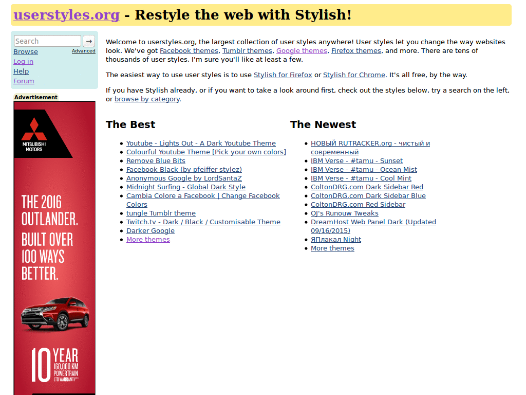 userstyles.org always view code