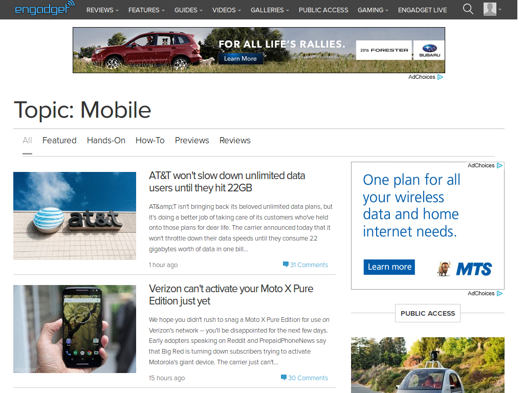 Engadget Mobile Cleanup