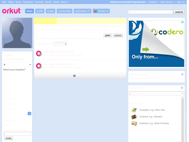 orkut theme