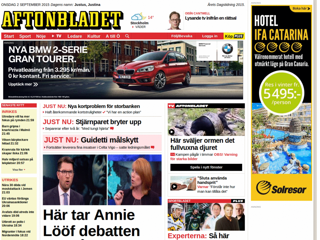 Aftonbladet.se ( remove ads )