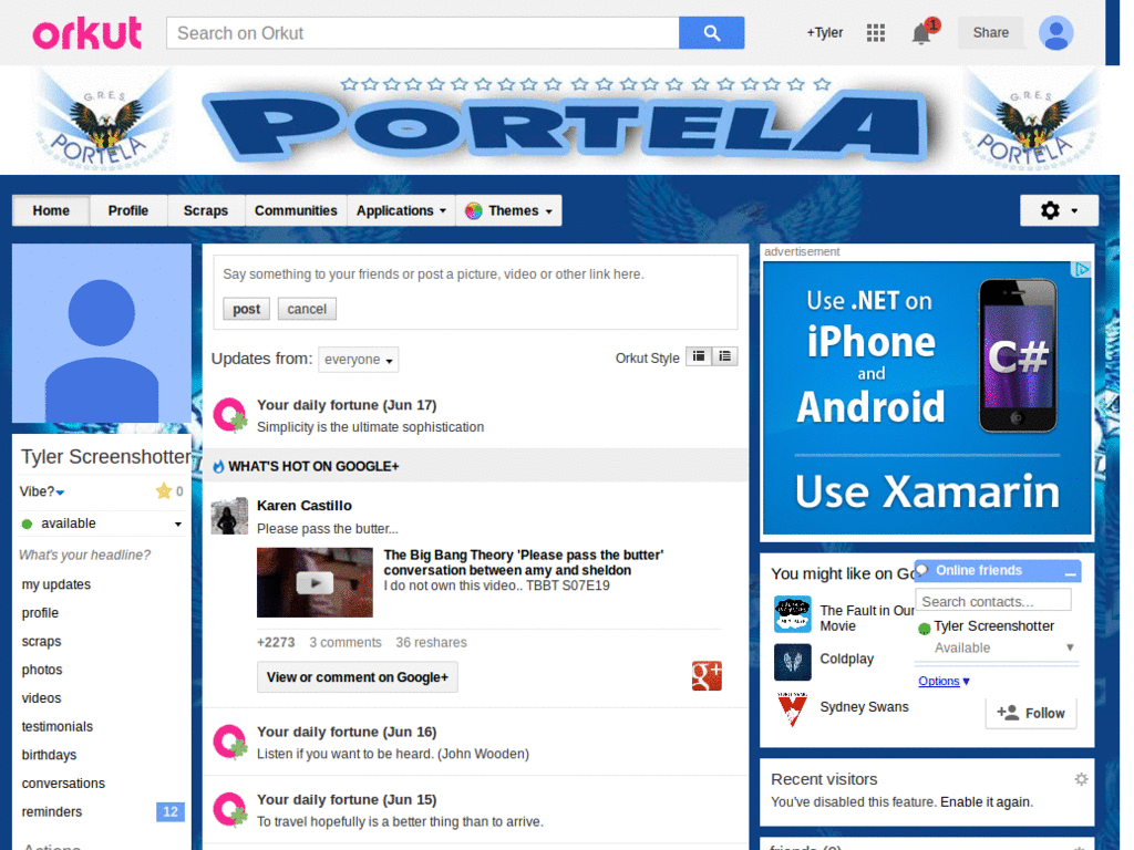 Orkut - Portela (Templah.com )