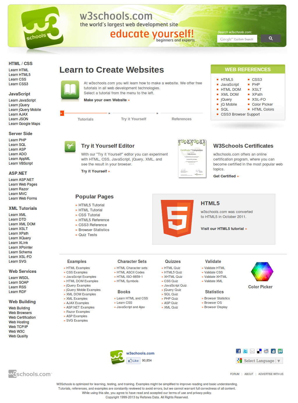 W3Schools - Remove all ads