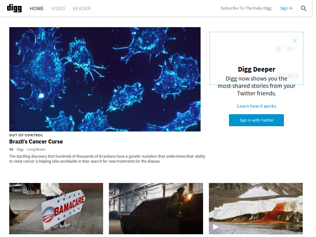 Digg v4 Ad Removal