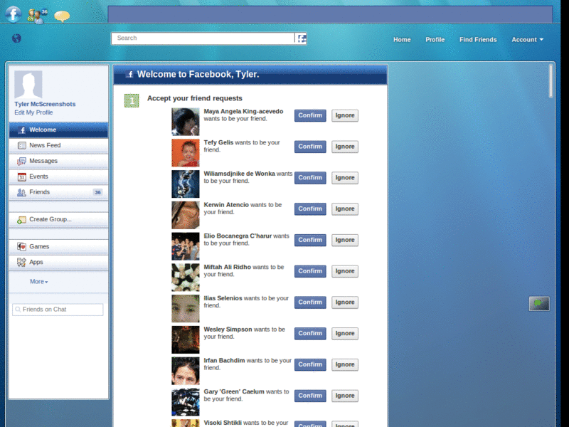 Aero Ultimate Skin for Facebook v3.1 Beta4