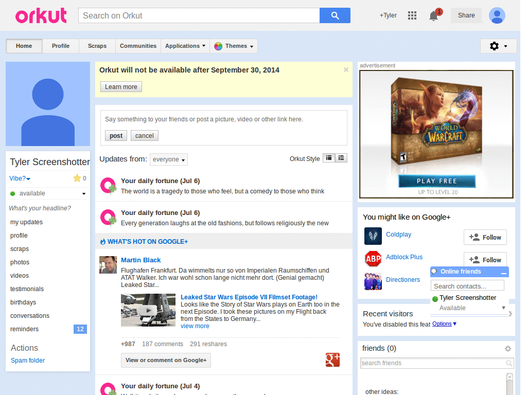 Remove publicity Google Chorome
