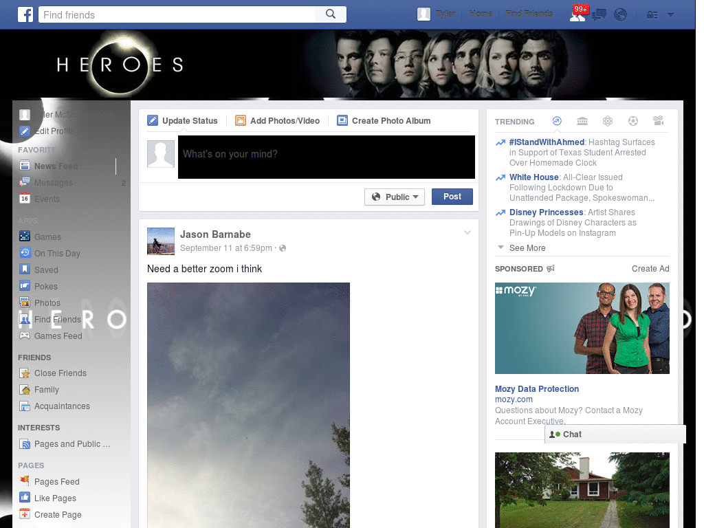 Facebook - Heroes ( by Templah.com )