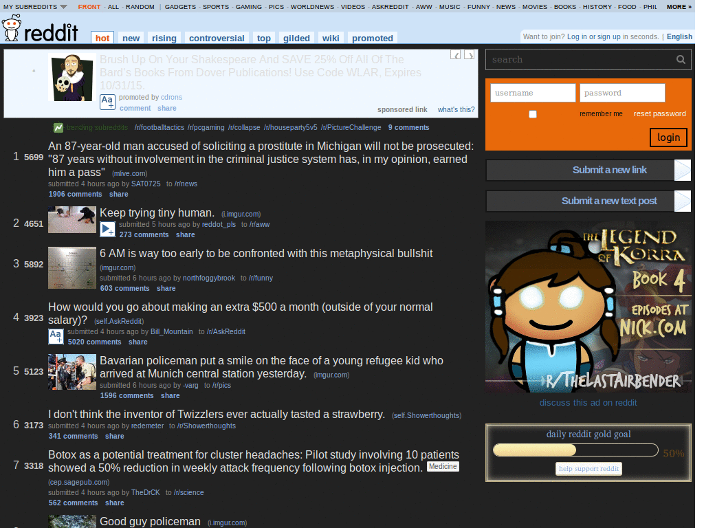 Dark (redditirc) Reddit Beta