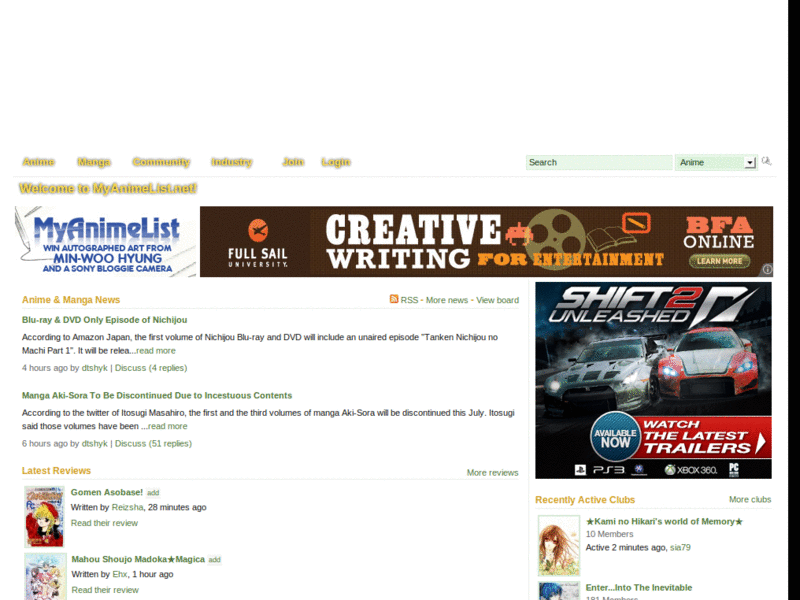 MyAnimeList.net - C.C. Theme (Bright)