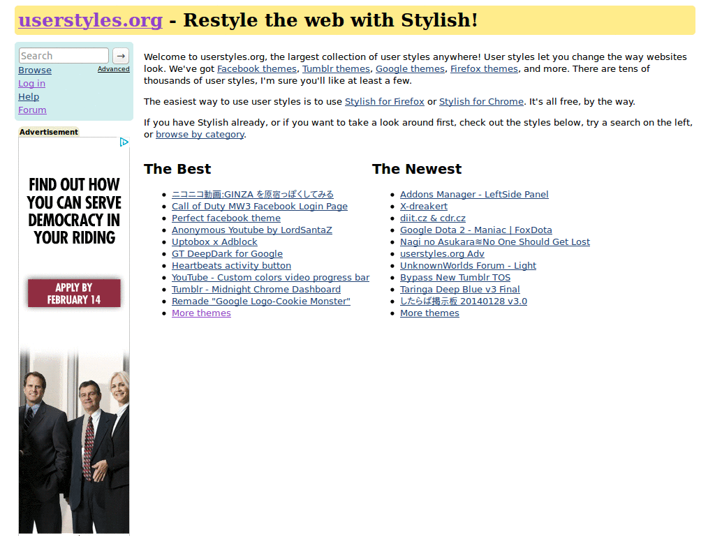 userstyles.org White Background Color