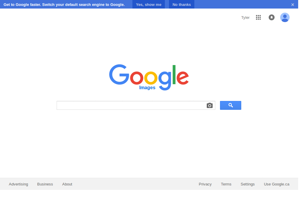 Lock the Google Images Nav Bars