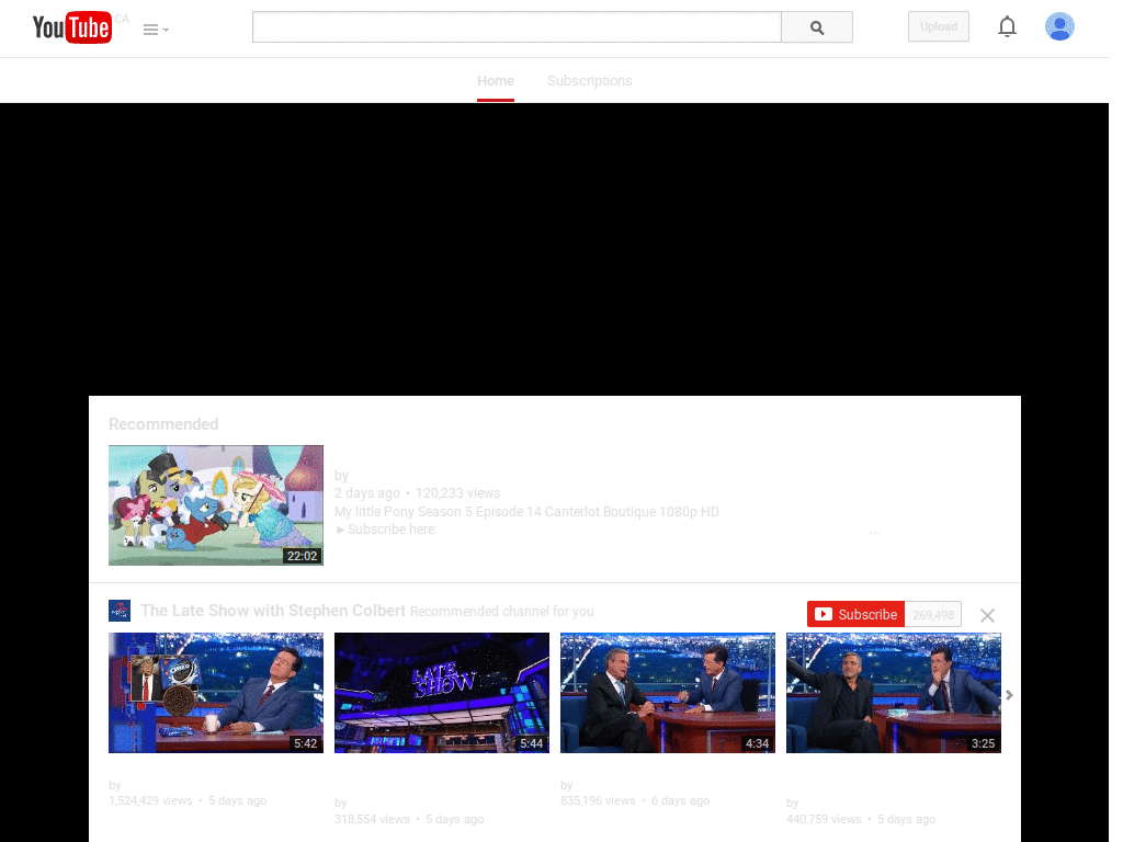 YouTube-DarkGrayRedesign(works with YouTubeResizer