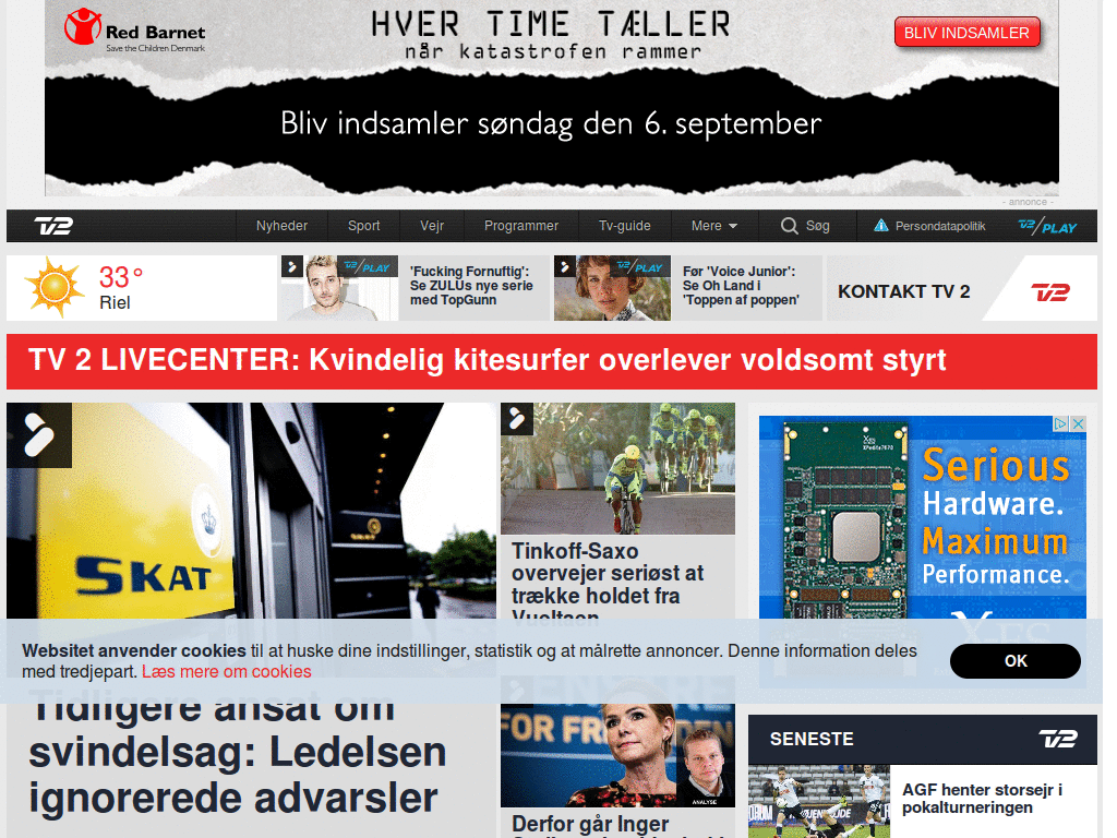 tv2.dk - hide ads