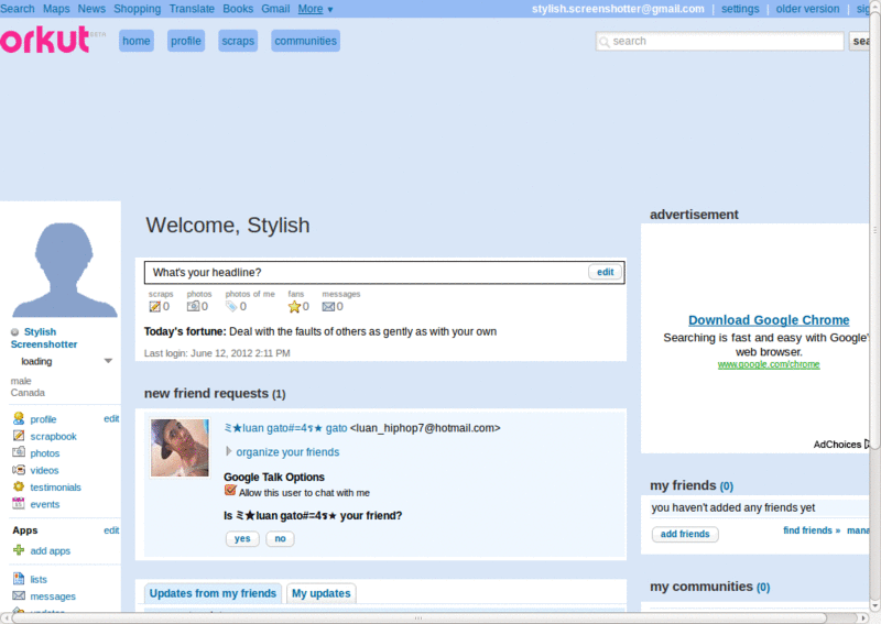 Windows Server 2003 para Orkut