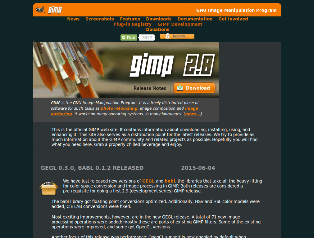 Fix gimp.org site-nav with noscript