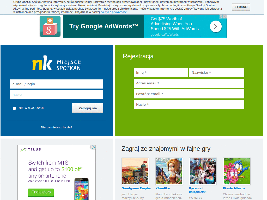 Nasza-Klasa - Usuwanie ramki z ostatnio dodanymi z