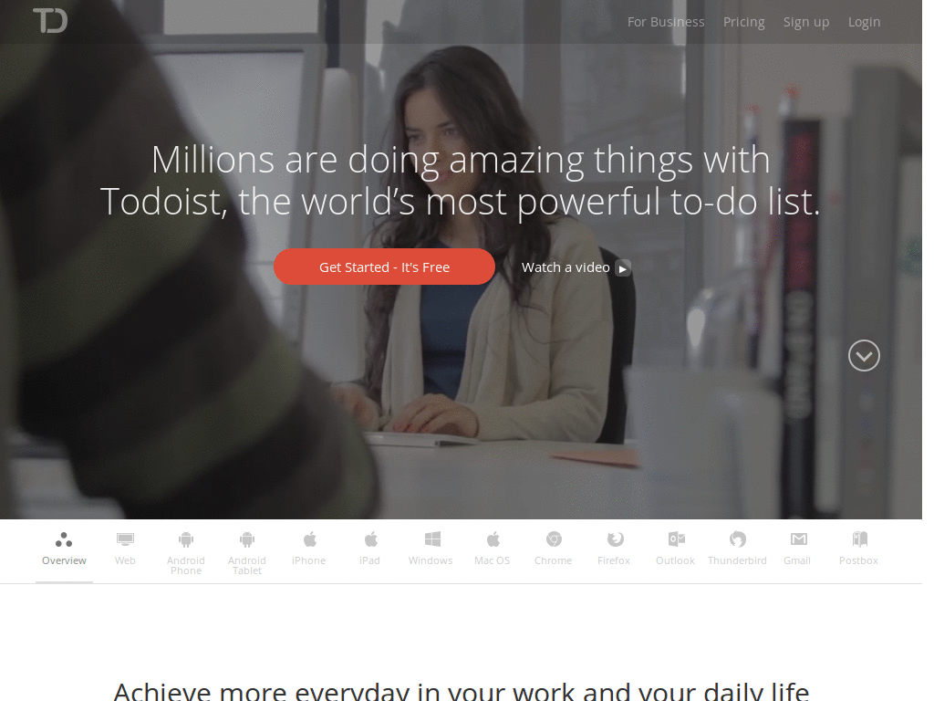 TODOIST Optimalization