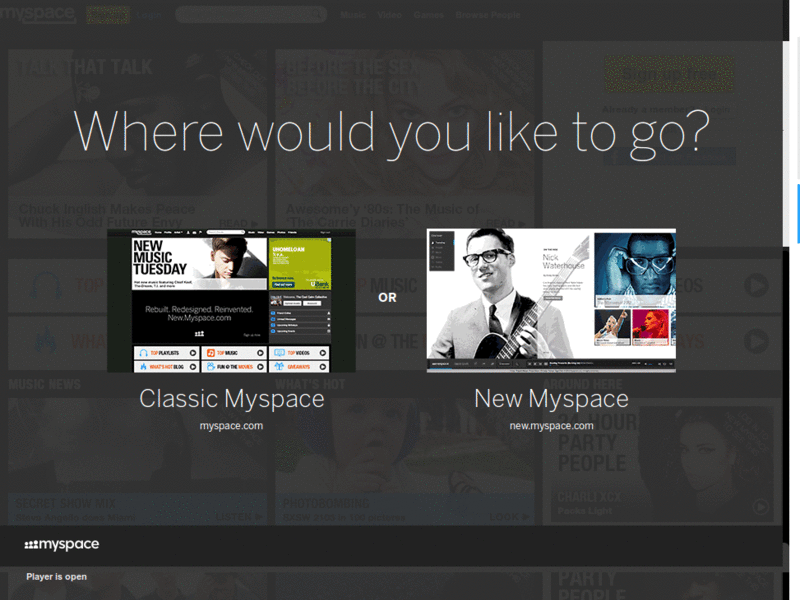 MySpace Homepage Cleaner