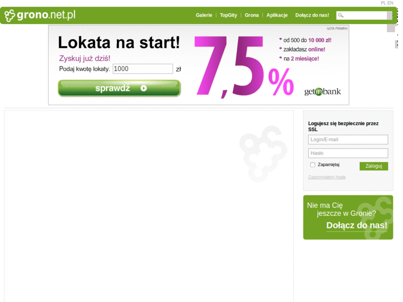 grono różowe