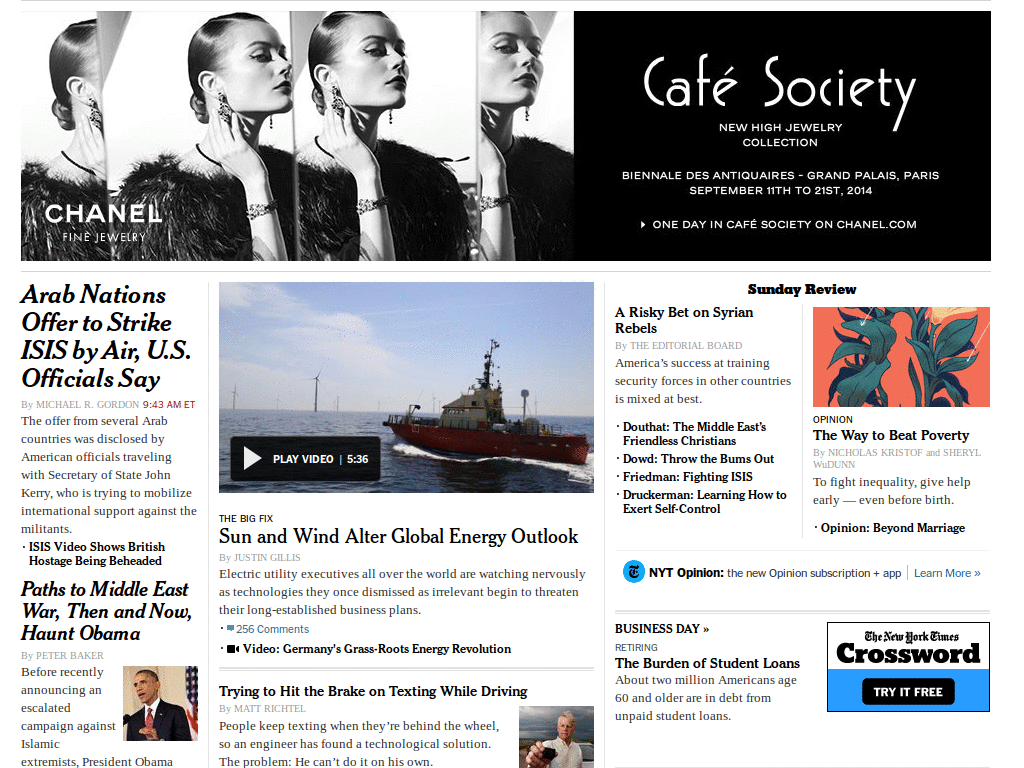 new york times streamlined