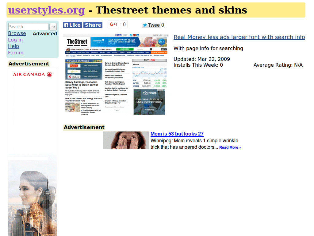 Real Money less ads larger font