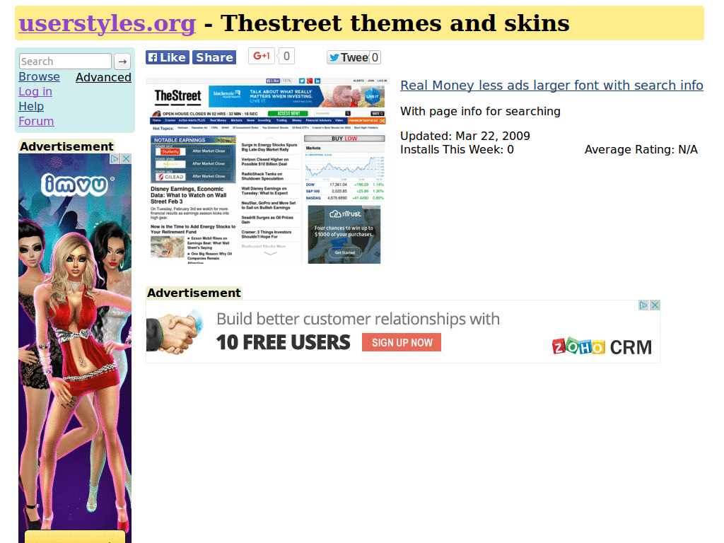Like Realmoney but with header ad removed