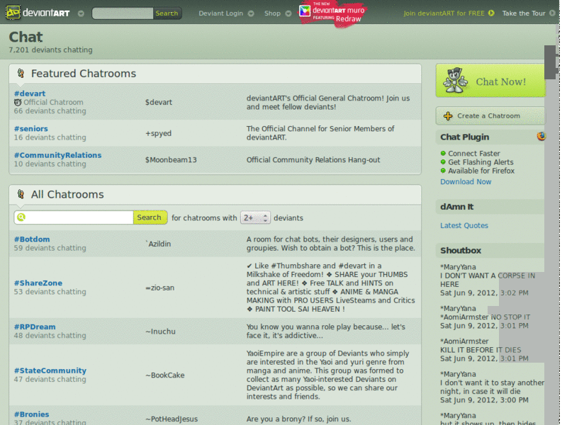 deviantART dAmn