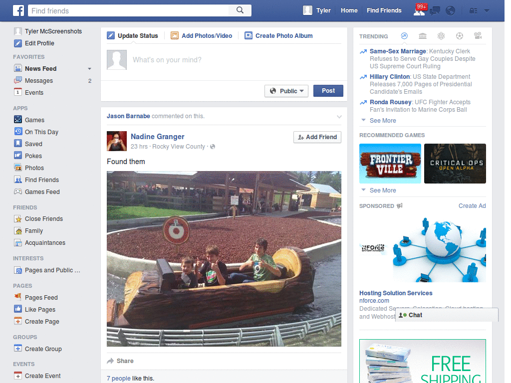 New Facebook' - Minimize/Simplify Highlights Area