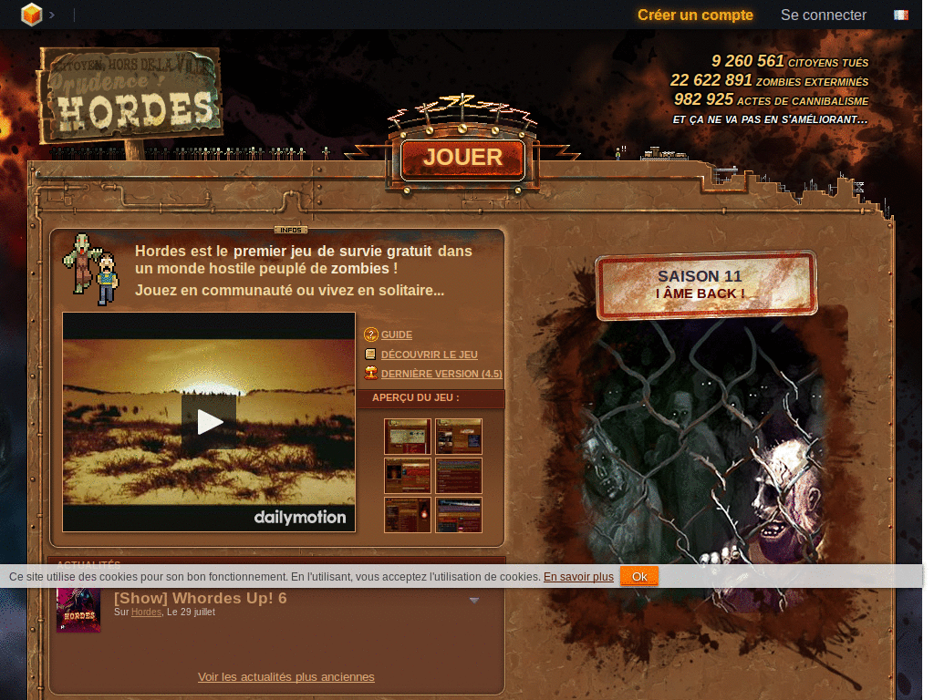 Hordes : affichage des balises spoil